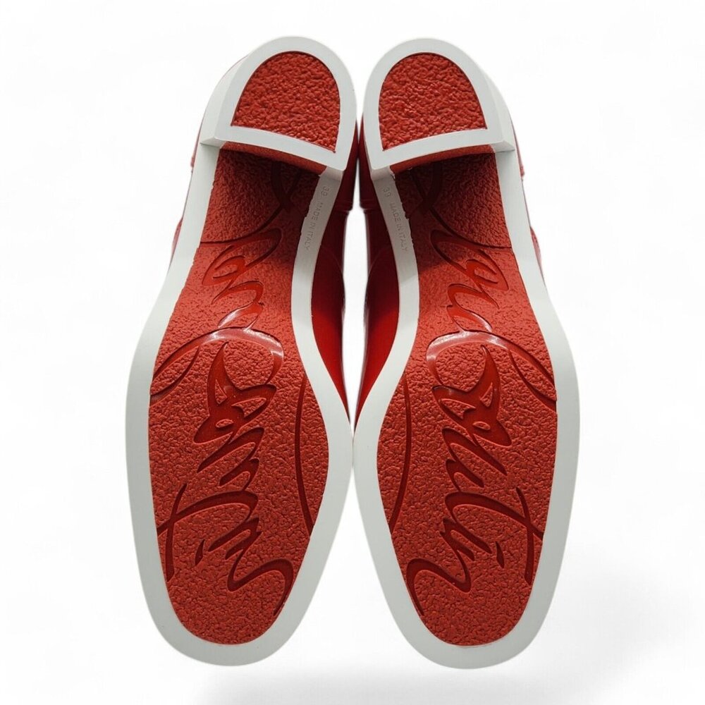 Christian Louboutin Loubirain Boots - PVC and Rubber - Red 39 9 US $700 - Picture 6 of 7